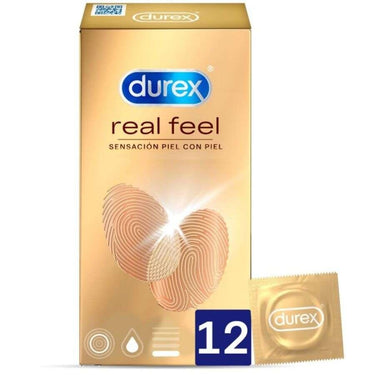 Preservativi Real Feel senza lattice per sensazioni naturali 12 pz